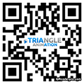 QR code carte de visite contact Animation Triangle